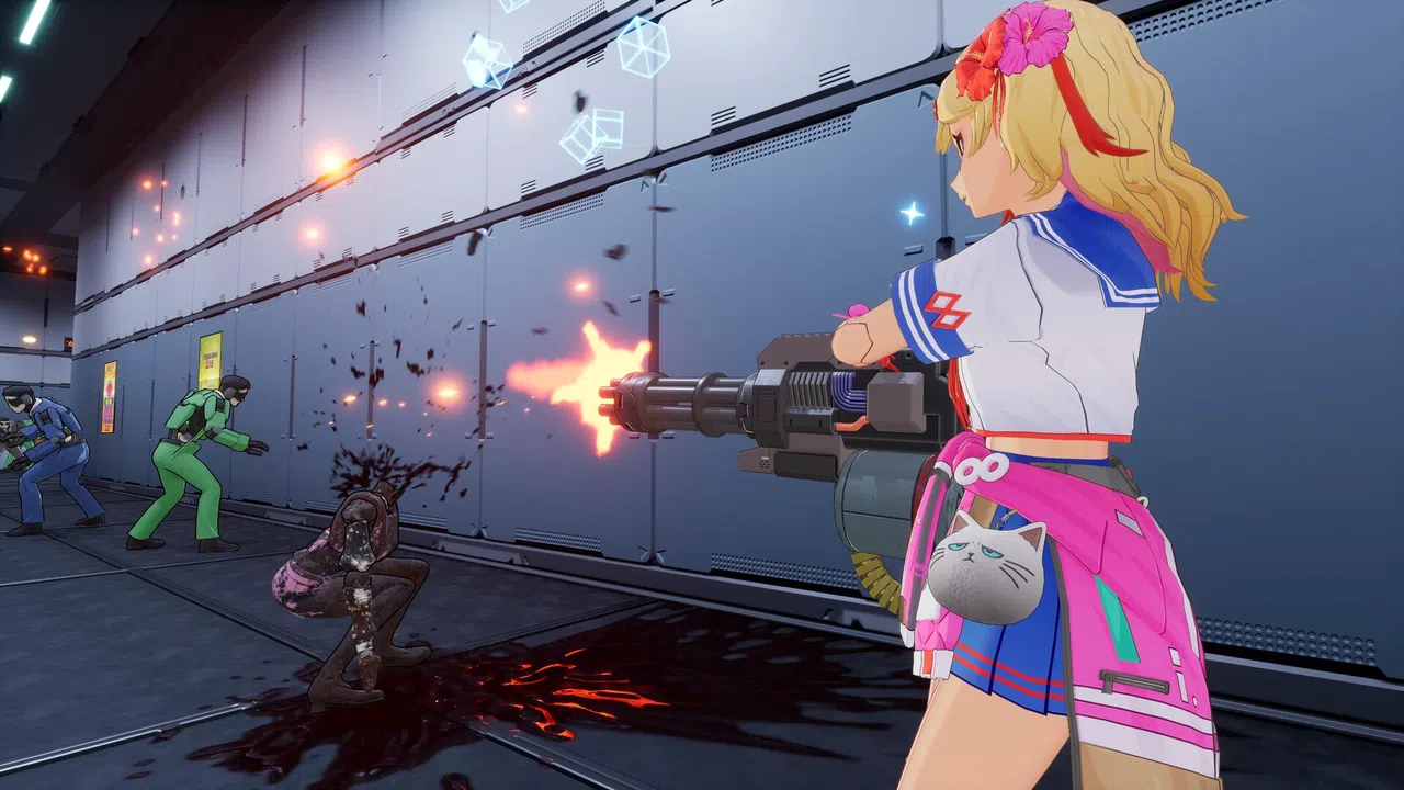 FULL METAL SCHOOLGIRL - Accessory: "White Angry Cat" Screenshot 2