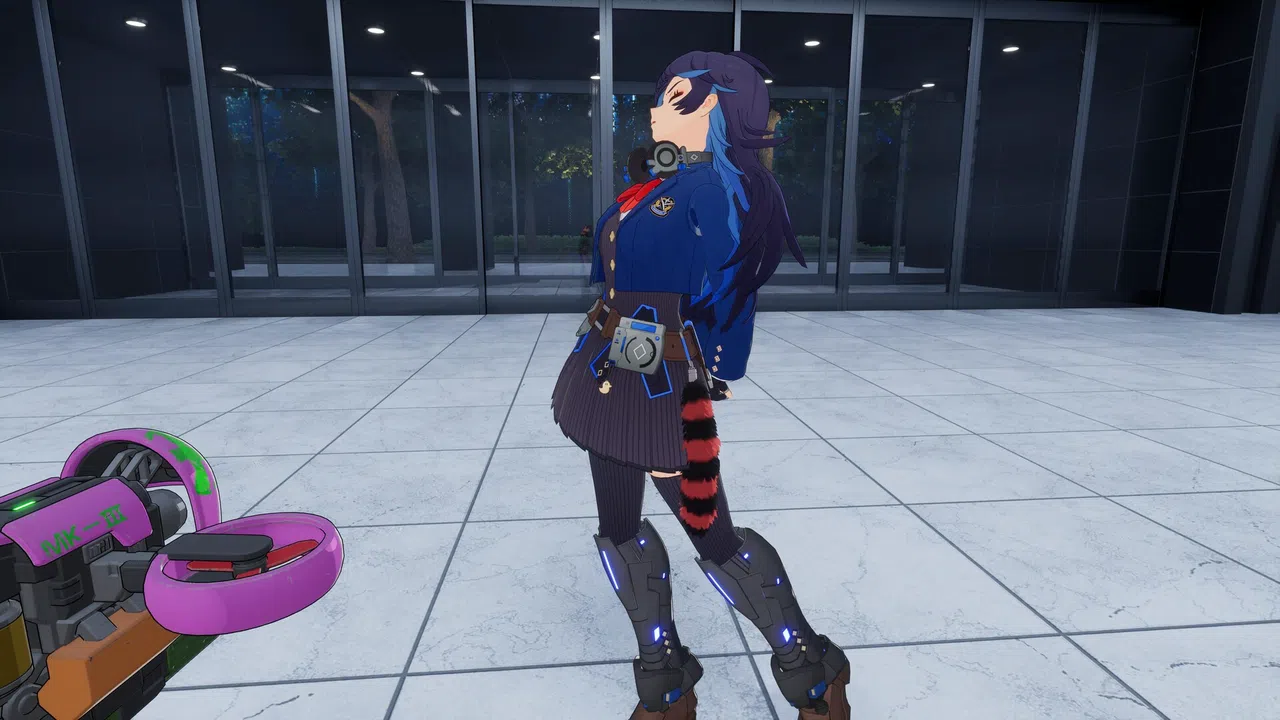 FULL METAL SCHOOLGIRL - Accessory: "Red Raccoon Tail" Screenshot 0