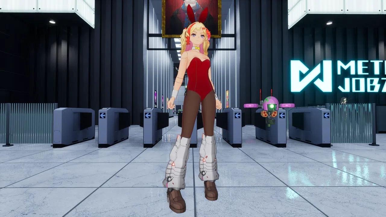 FULL METAL SCHOOLGIRL - Costume: "Red Bunny Girl (Ryoko)" Screenshot 0