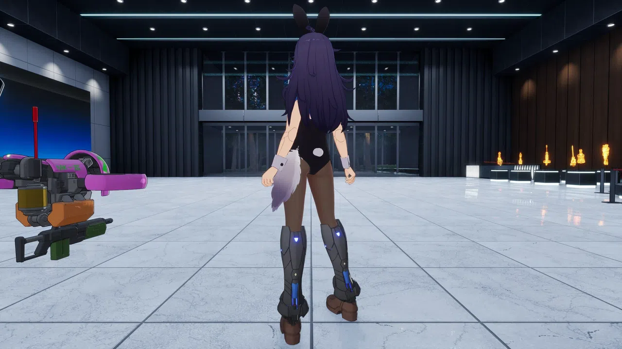 FULL METAL SCHOOLGIRL - Costume: "Black Bunny Girl (Akemi)" Screenshot 2