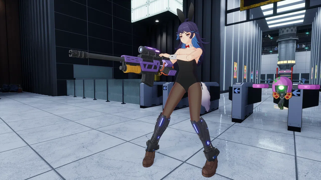 FULL METAL SCHOOLGIRL - Costume: "Black Bunny Girl (Akemi)" Screenshot 1