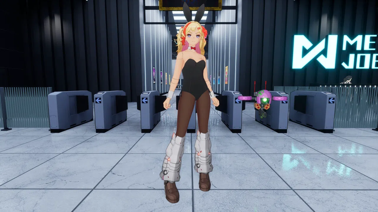 FULL METAL SCHOOLGIRL - Costume: "Black Bunny Girl (Ryoko)" Screenshot 0