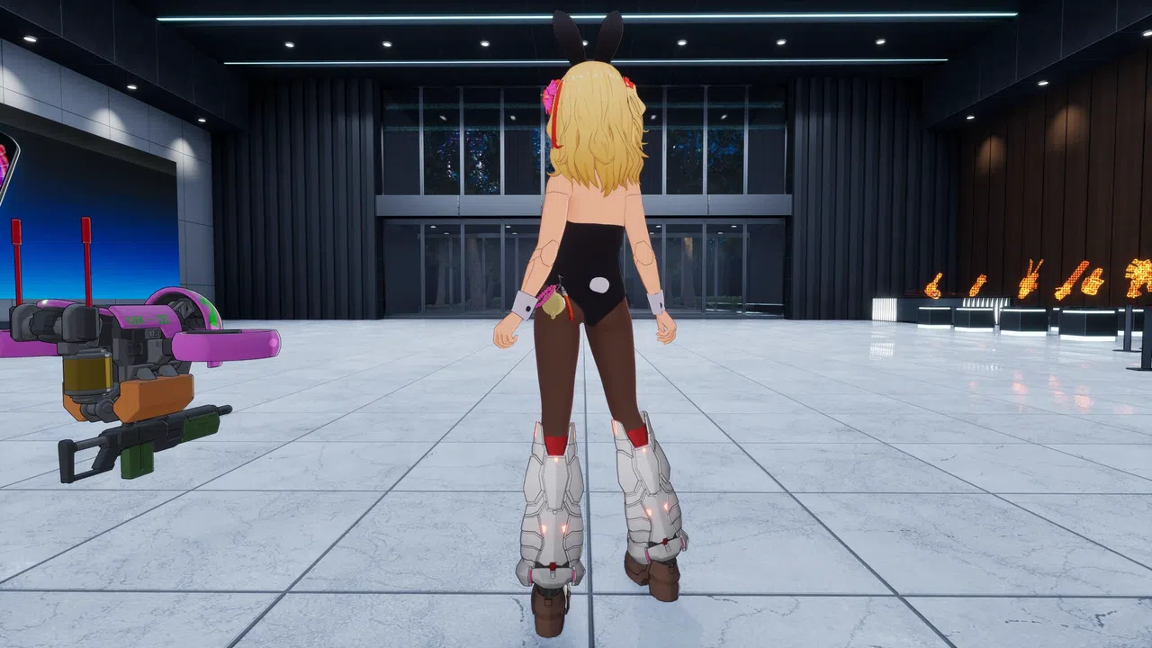 FULL METAL SCHOOLGIRL - Costume: "Black Bunny Girl (Ryoko)" Screenshot 1