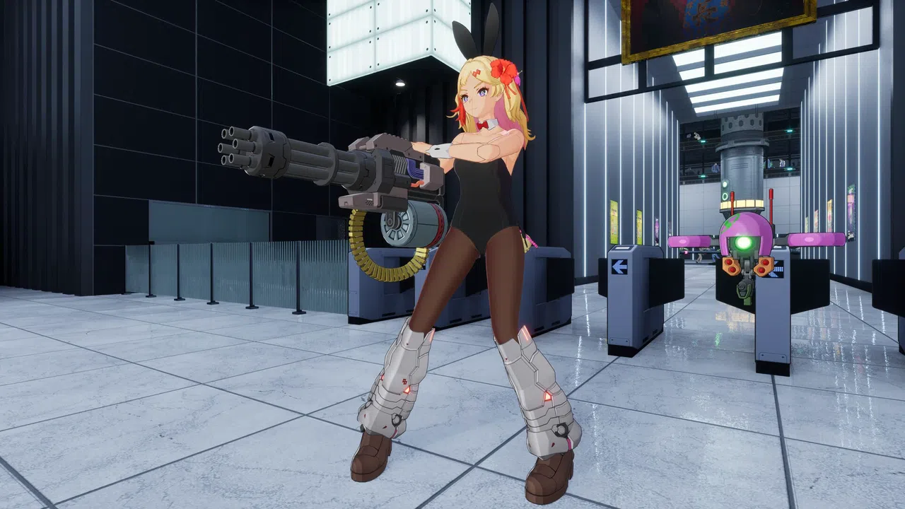 FULL METAL SCHOOLGIRL - Costume: "Black Bunny Girl (Ryoko)" Screenshot 2