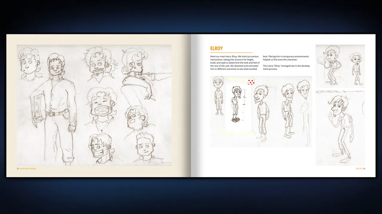 Elroy and the Aliens Artbook Screenshot 2