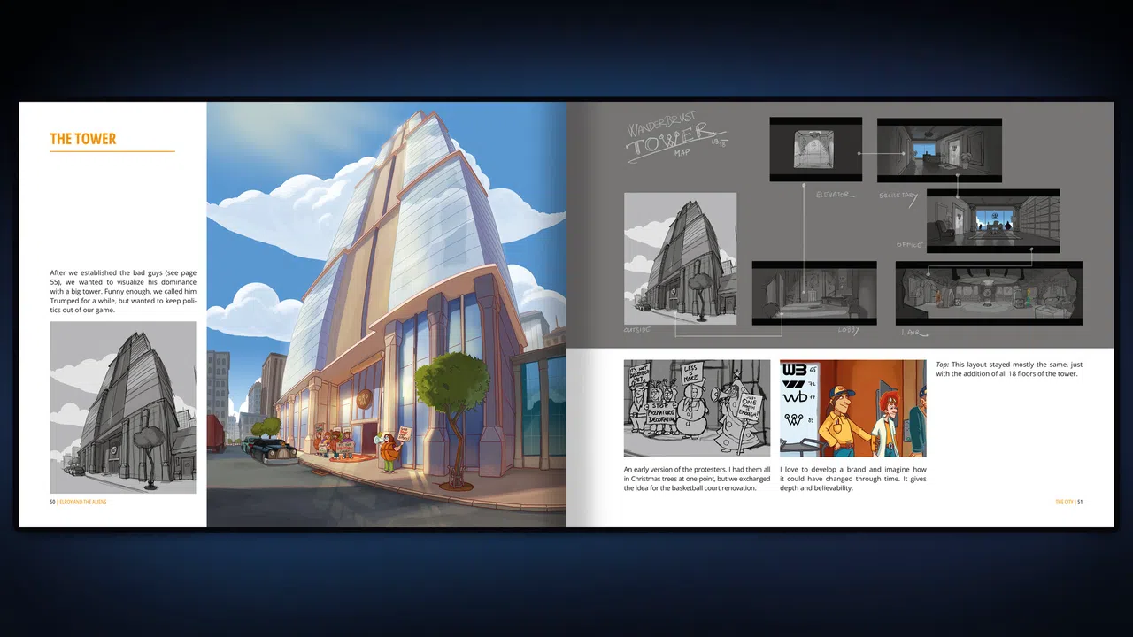 Elroy and the Aliens Artbook Screenshot 3