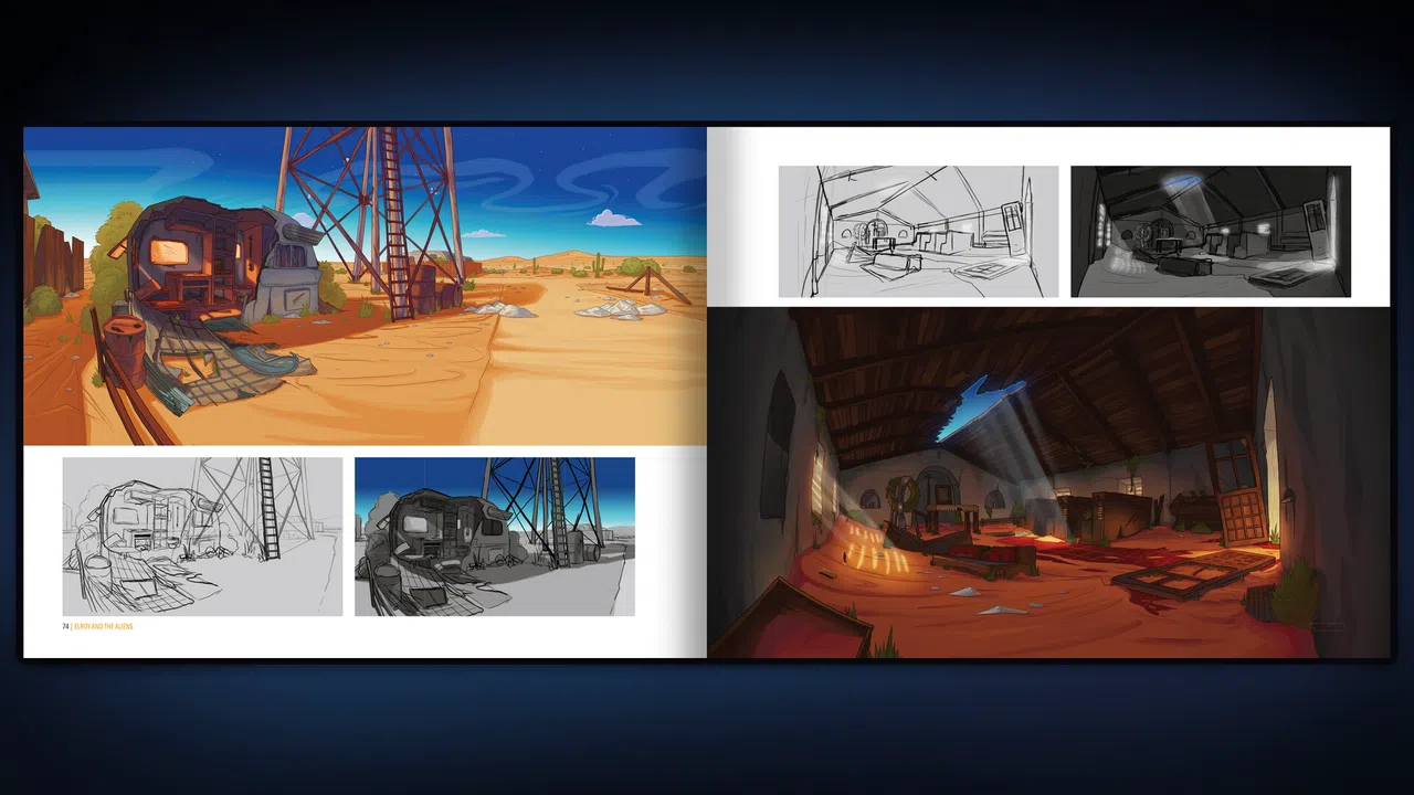 Elroy and the Aliens Artbook Screenshot 4