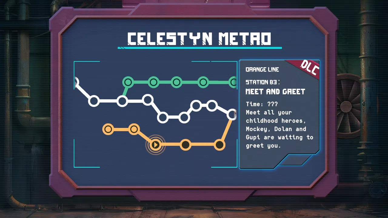 CybeRage: Orange Line Screenshot 1