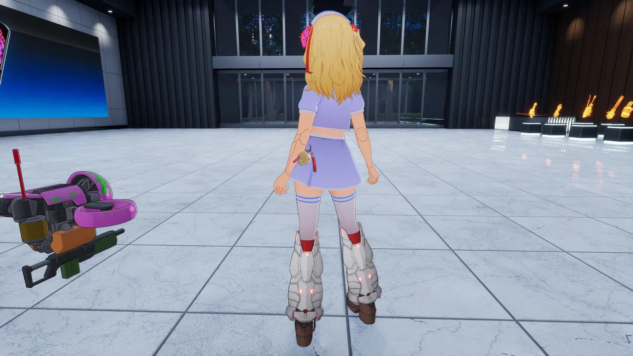 FULL METAL SCHOOLGIRL - Costume: "Nurse Baby Blue (Ryoko)" Screenshot 1