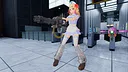 FULL METAL SCHOOLGIRL - Costume: "Nurse Baby Blue (Ryoko)" Screenshot 2