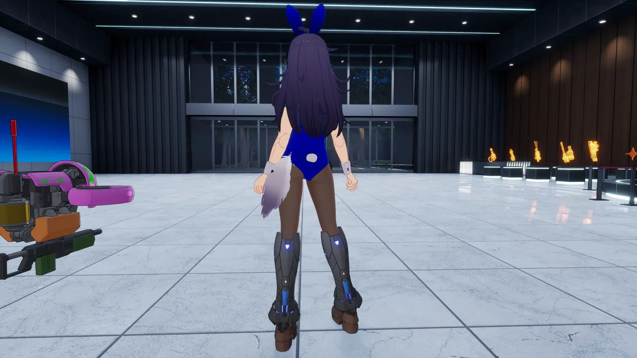 FULL METAL SCHOOLGIRL - Costume: "Blue Bunny Girl (Akemi)" Screenshot 1