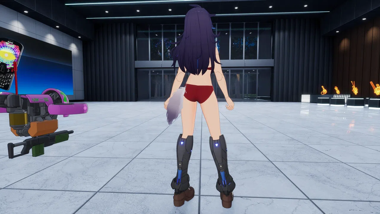 FULL METAL SCHOOLGIRL - Costume: "Cool Red Bikini (Akemi)" Screenshot 1