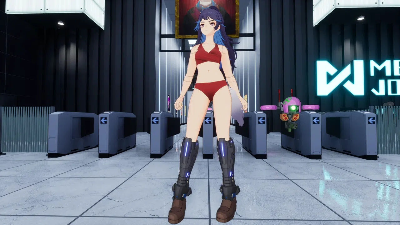 FULL METAL SCHOOLGIRL - Costume: "Cool Red Bikini (Akemi)" Screenshot 0