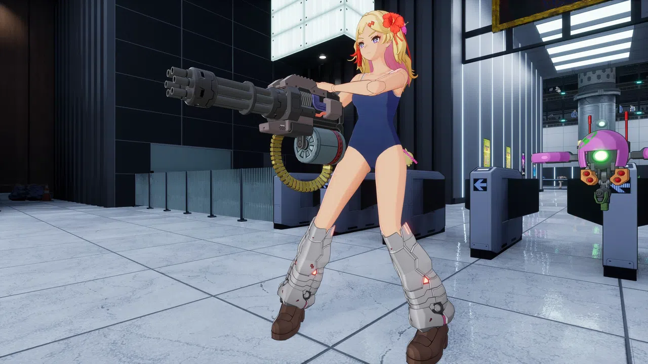 FULL METAL SCHOOLGIRL - Costume: "School Swimsuit (Ryoko)" Screenshot 2