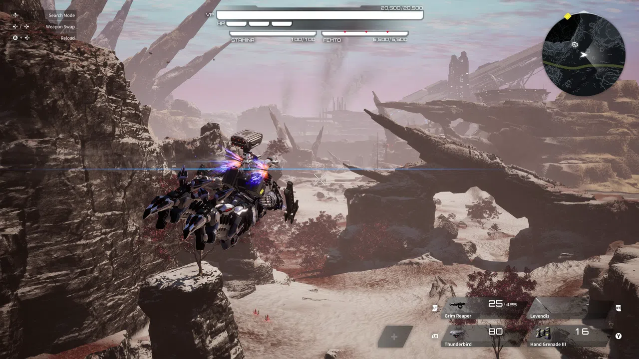 Daemon X Machina: Titanic Scion - Deluxe Edition Content Map Screenshot 0