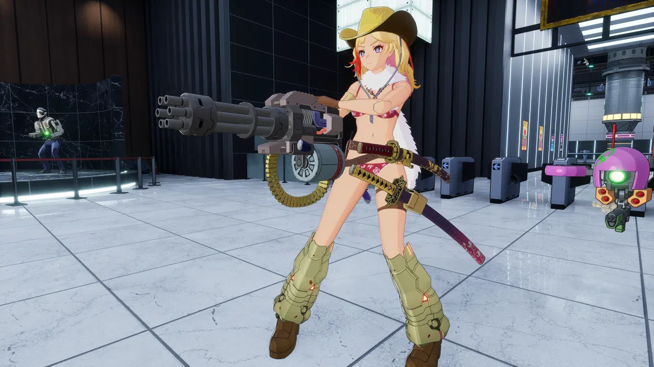 FULL METAL SCHOOLGIRL - Ryoko Costume: Aya's Battle Suit from "OneeChanbara ORIGIN" Screenshot 2