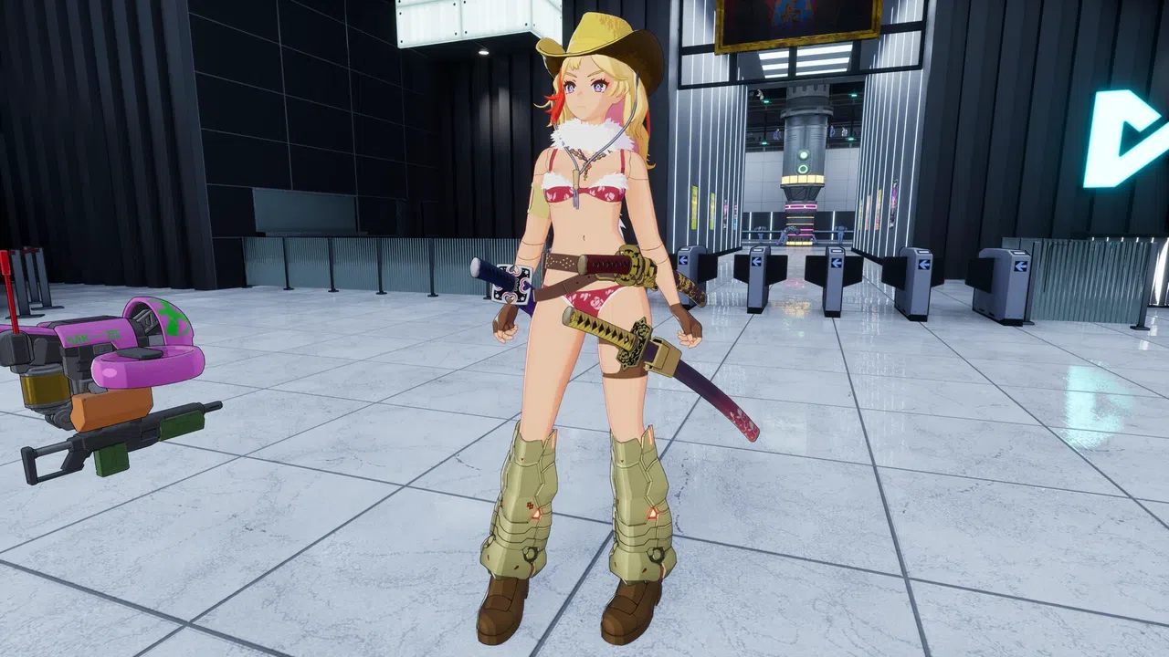 FULL METAL SCHOOLGIRL - Ryoko Costume: Aya's Battle Suit from "OneeChanbara ORIGIN" Screenshot 0