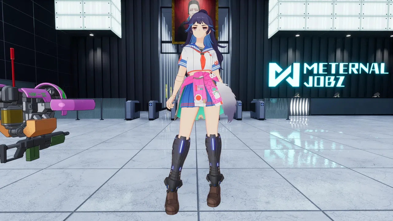 FULL METAL SCHOOLGIRL - Ryoko Costume Screenshot 0