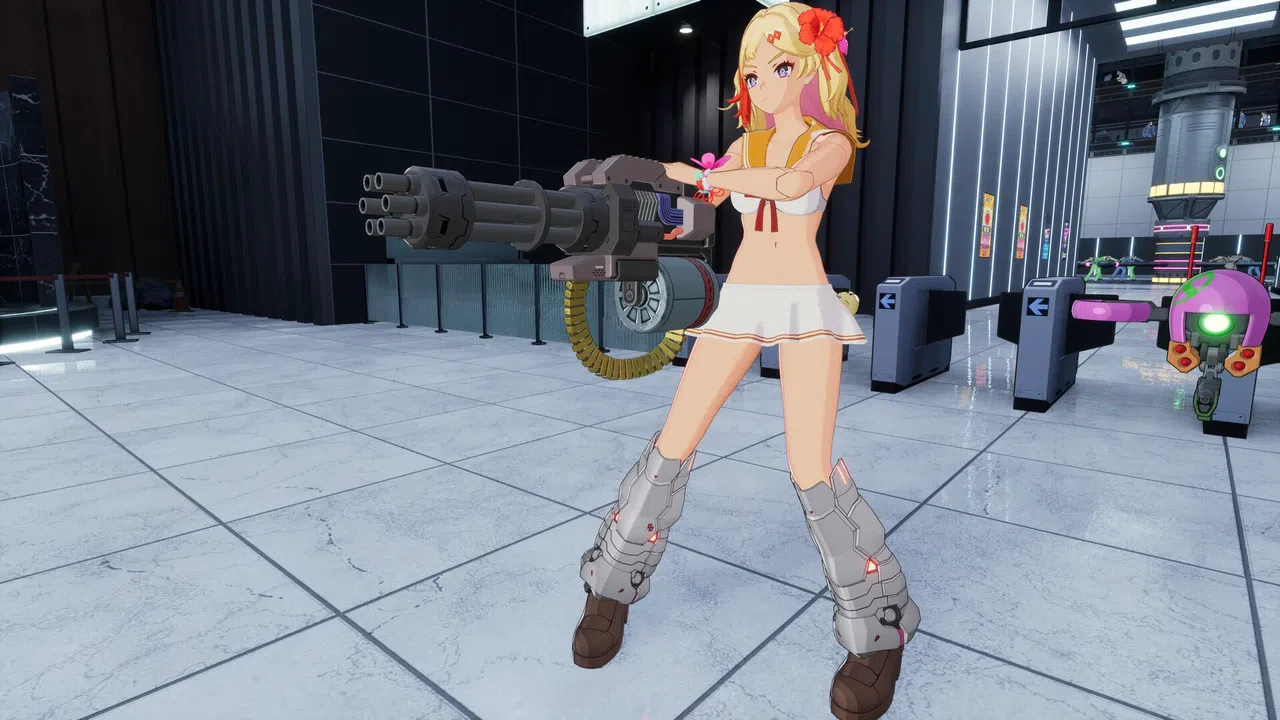 FULL METAL SCHOOLGIRL - Costume: "White Sailor Bikini (Ryoko)" Screenshot 2