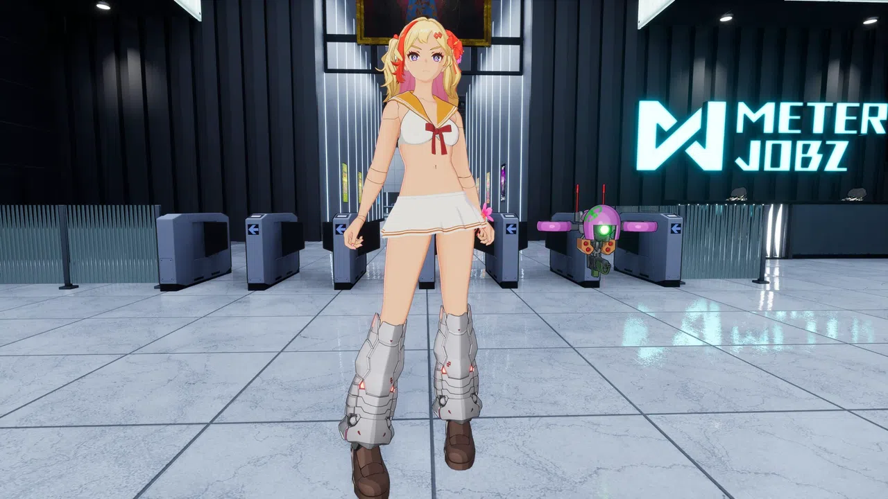 FULL METAL SCHOOLGIRL - Costume: "White Sailor Bikini (Ryoko)" Screenshot 0