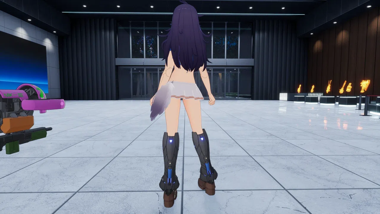 FULL METAL SCHOOLGIRL - Costume: "White Sailor Bikini (Akemi)" Screenshot 1