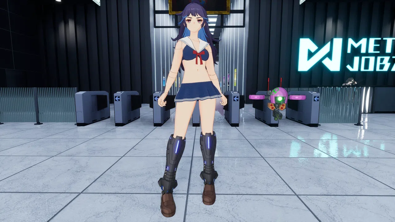 FULL METAL SCHOOLGIRL - Costume: "Navy Sailor Bikini (Akemi)" Screenshot 1