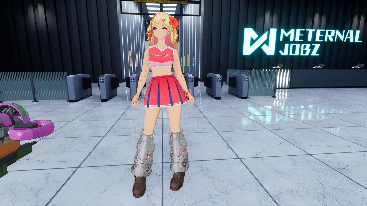 FULL METAL SCHOOLGIRL - Costume: "Lovely Cheerleader (Ryoko)" Screenshot 0