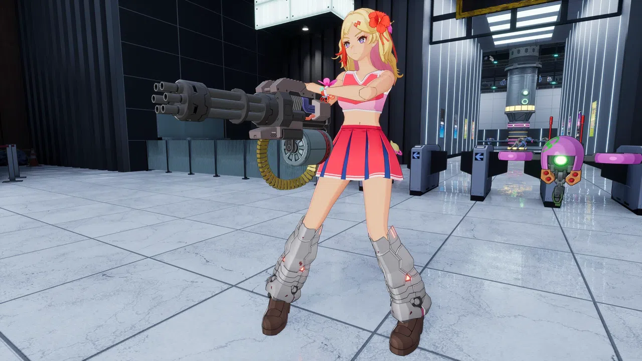 FULL METAL SCHOOLGIRL - Costume: "Lovely Cheerleader (Ryoko)" Screenshot 2
