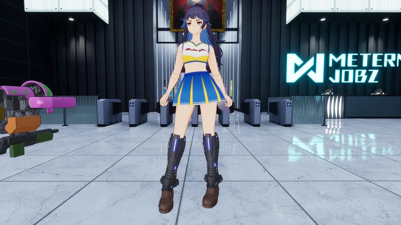 FULL METAL SCHOOLGIRL - Costume: "Refreshing Cheerleader (Akemi)" Screenshot 0