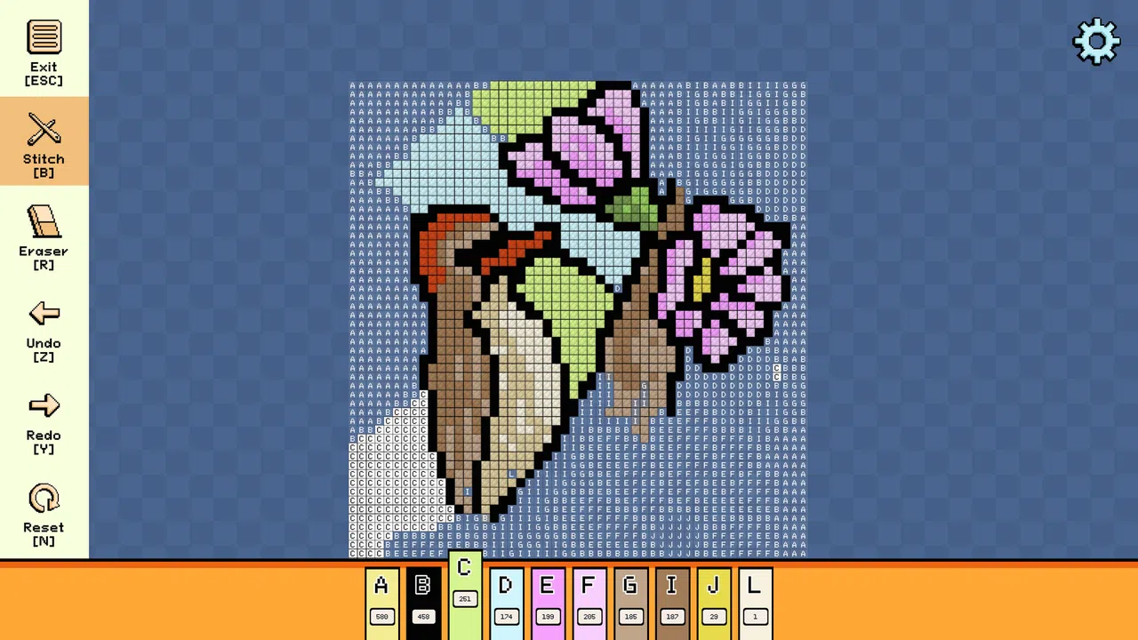 Pixel Cross Stitch - Simple Nature Pack Screenshot 3