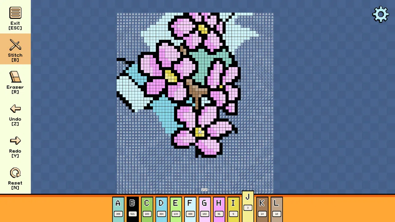 Pixel Cross Stitch - Simple Nature Pack Screenshot 2