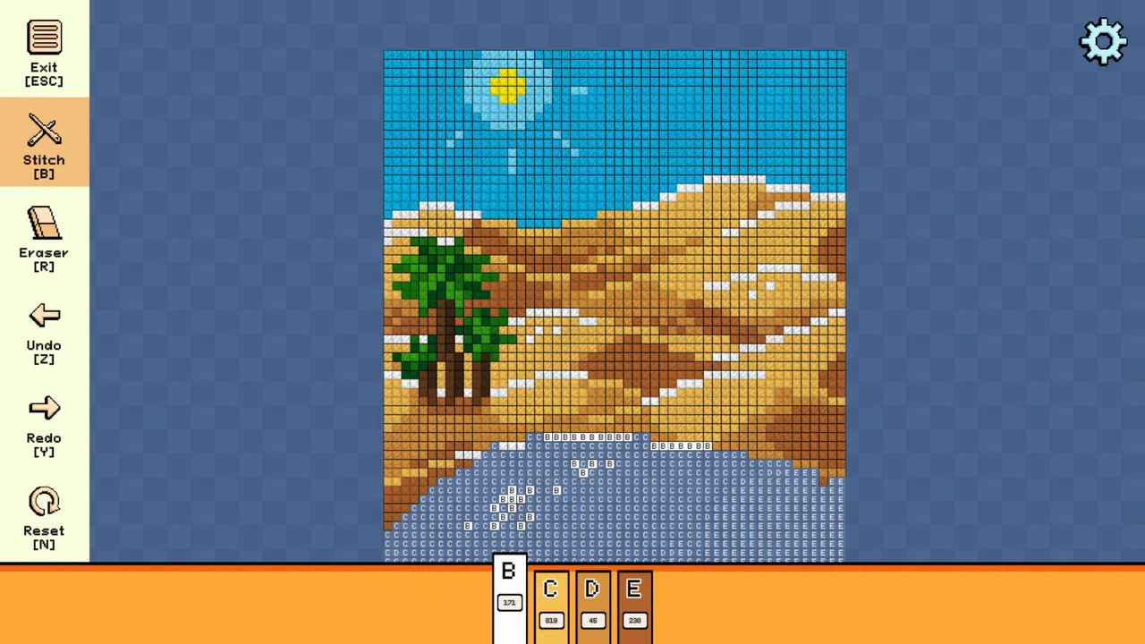Pixel Cross Stitch - Landscapes Pack 4 Screenshot 3