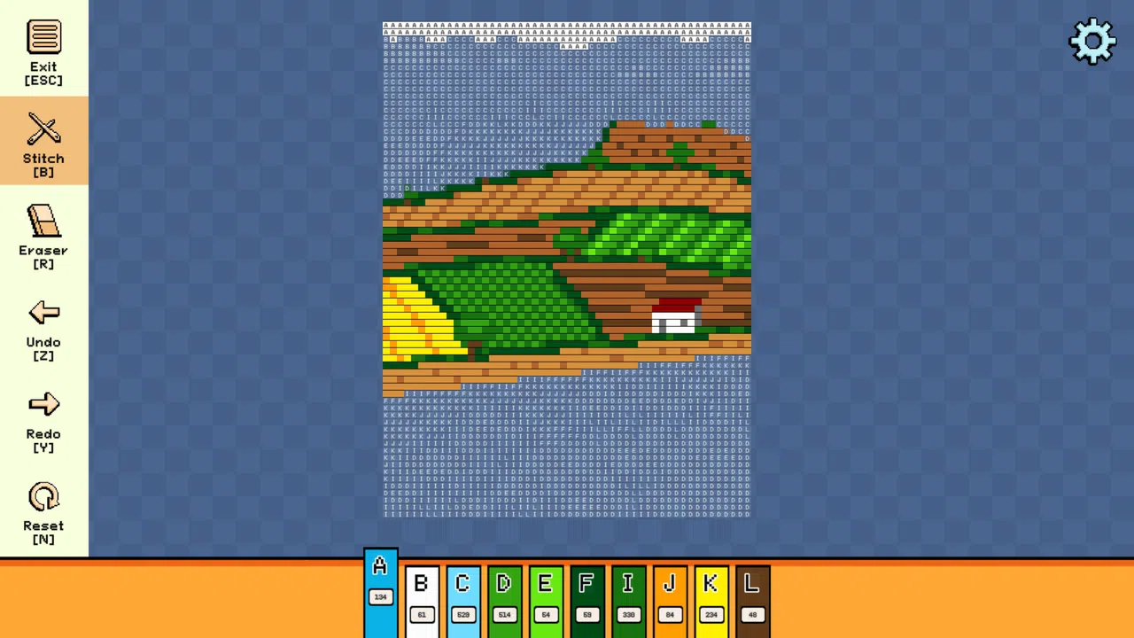 Pixel Cross Stitch - Landscapes Pack 4 Screenshot 1