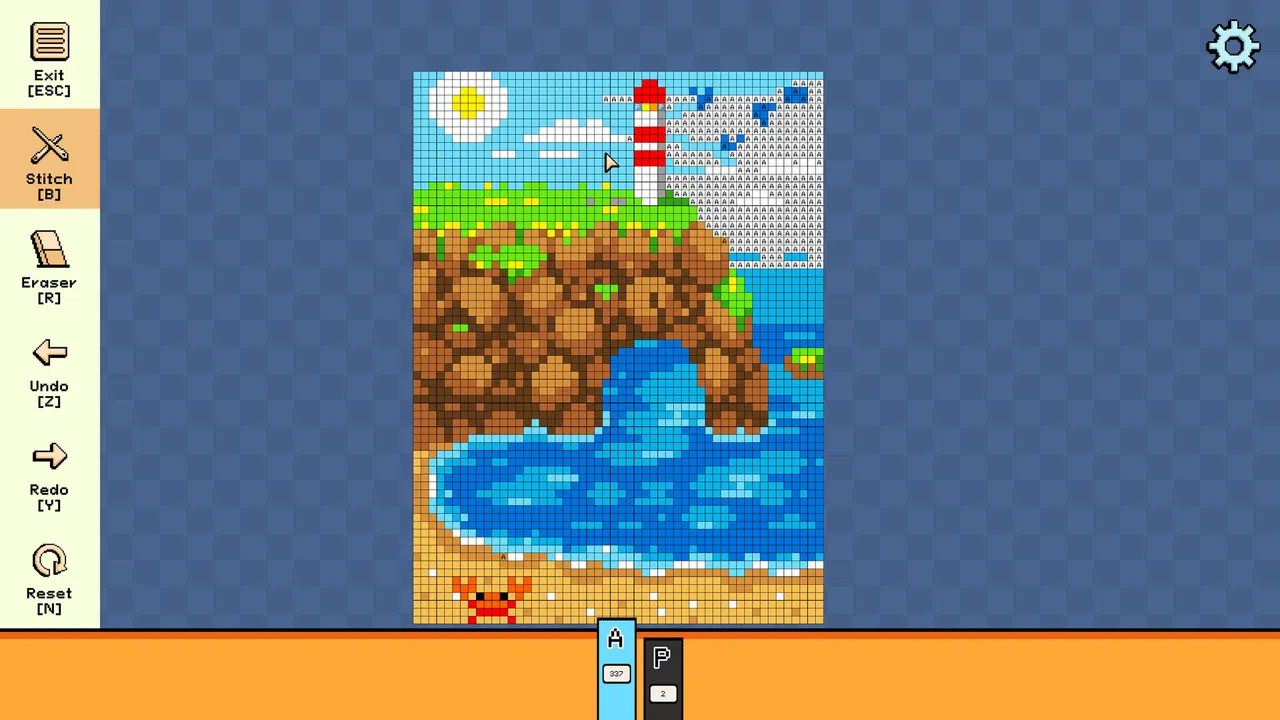 Pixel Cross Stitch - Landscapes Pack 5 Screenshot 2