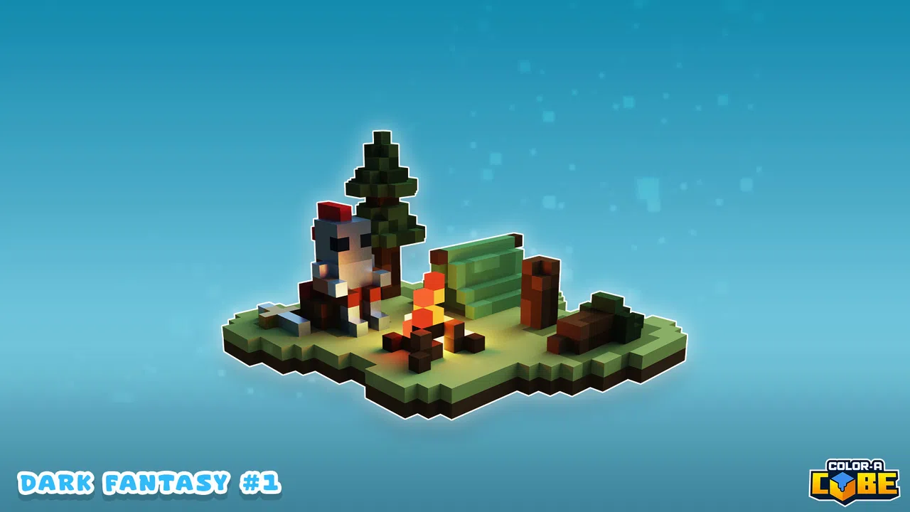 Color a Cube - Dark Fantasy #1 Screenshot 8