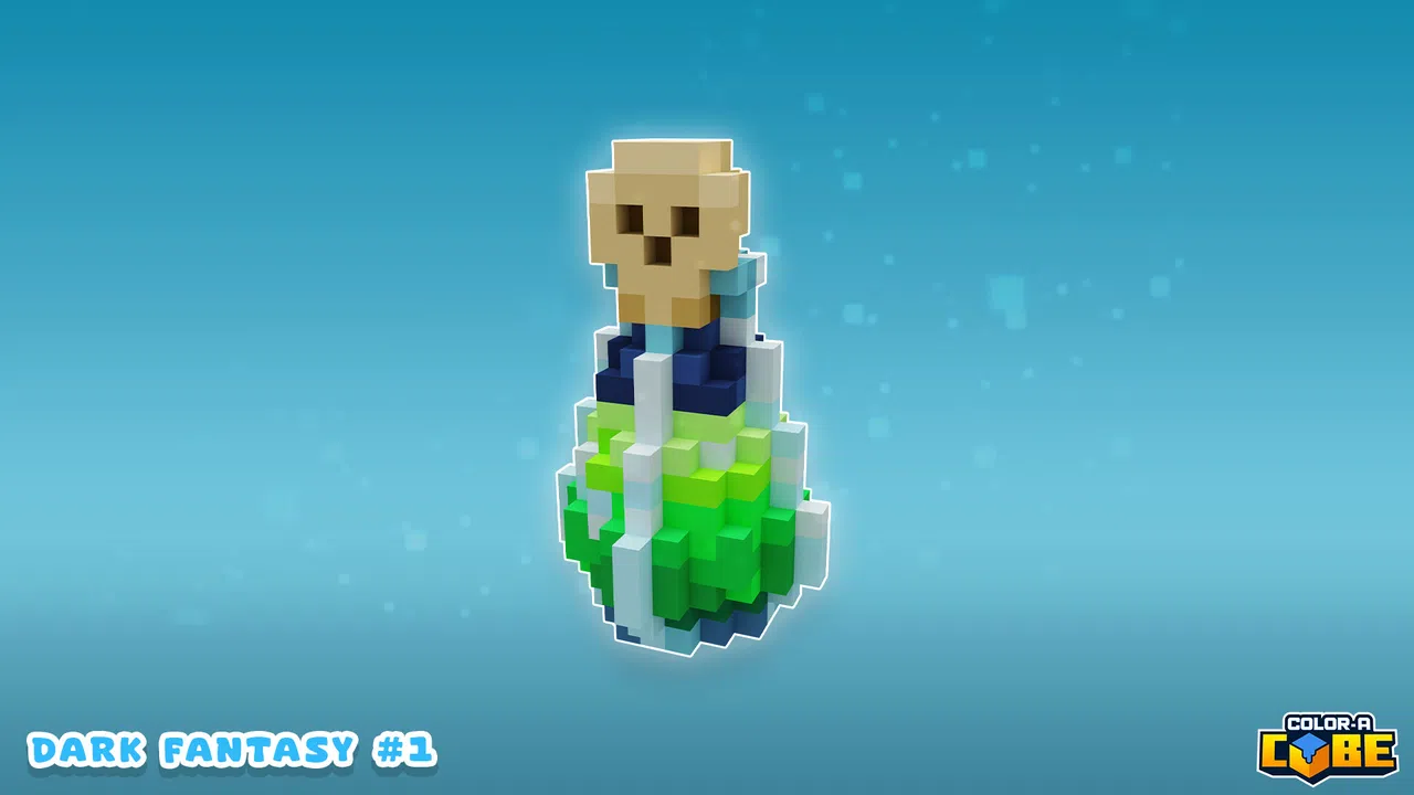 Color a Cube - Dark Fantasy #1 Screenshot 9