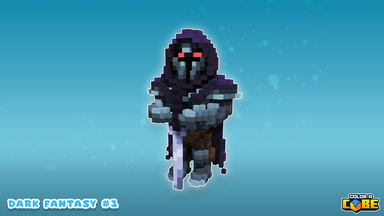 Color a Cube - Dark Fantasy #1 Screenshot 2