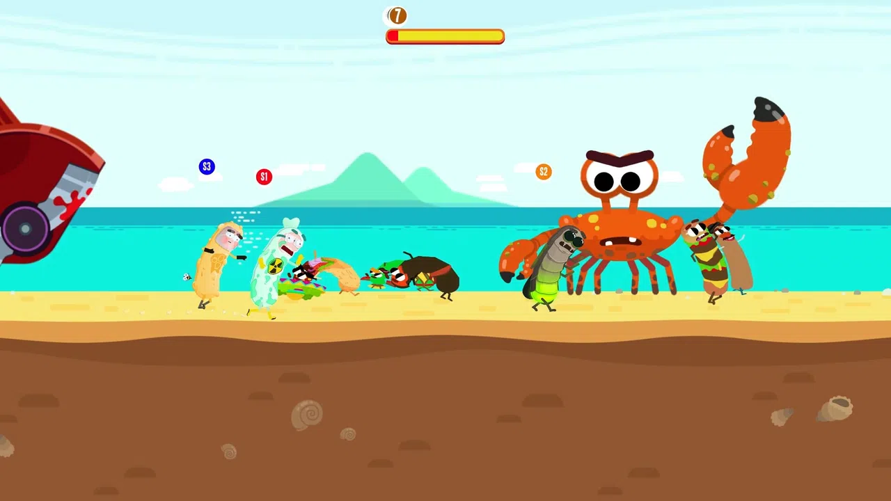Run Sausage Run: Honey, Light and Poison Screenshot 2