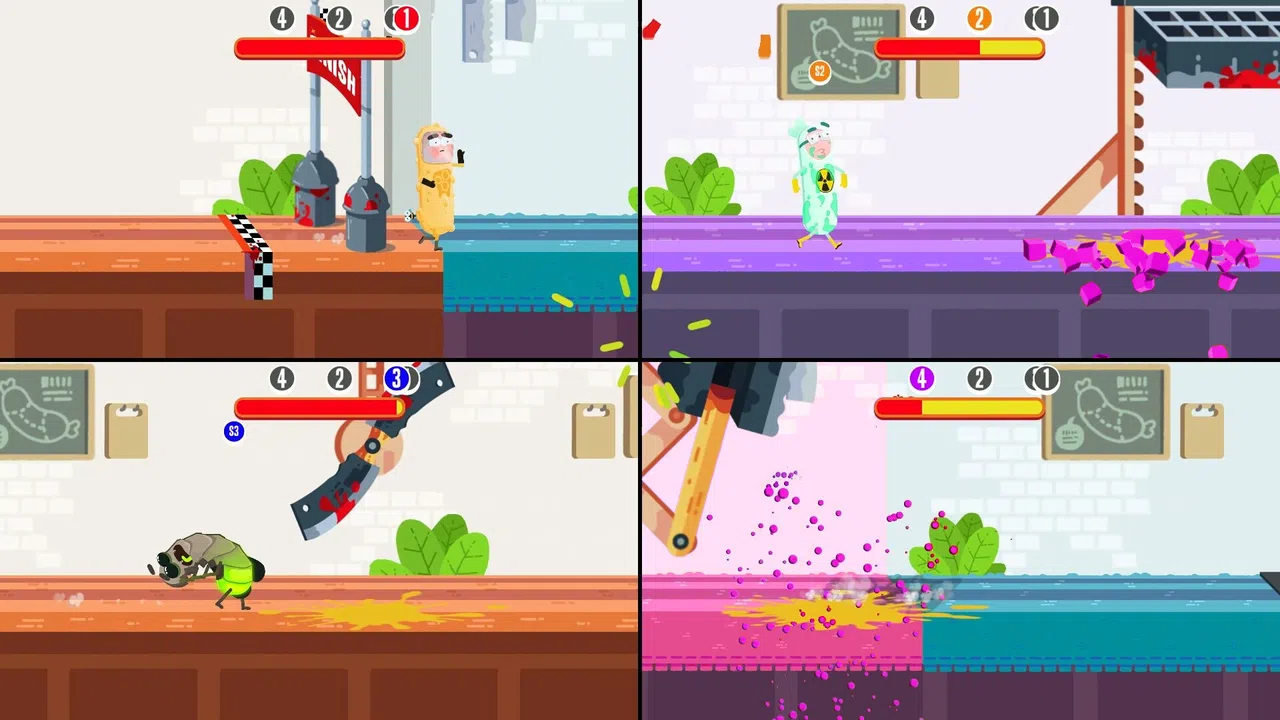 Run Sausage Run: Honey, Light and Poison Screenshot 1