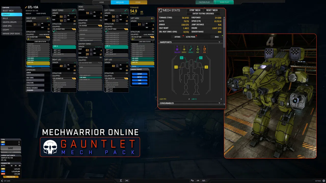 MechWarrior Online™ - Gauntlet Mech pack Screenshot 5