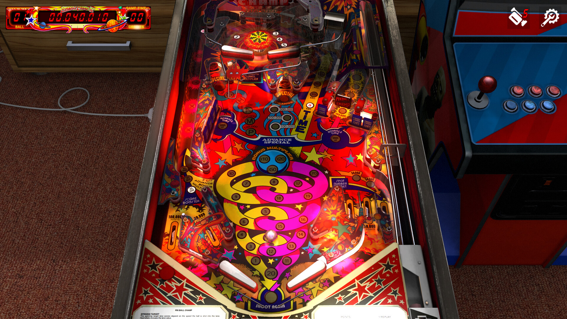 Zaccaria Pinball Screenshot 2