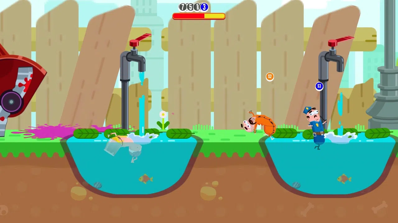 Run Sausage Run: Cop, Crime and Crazy Screenshot 2