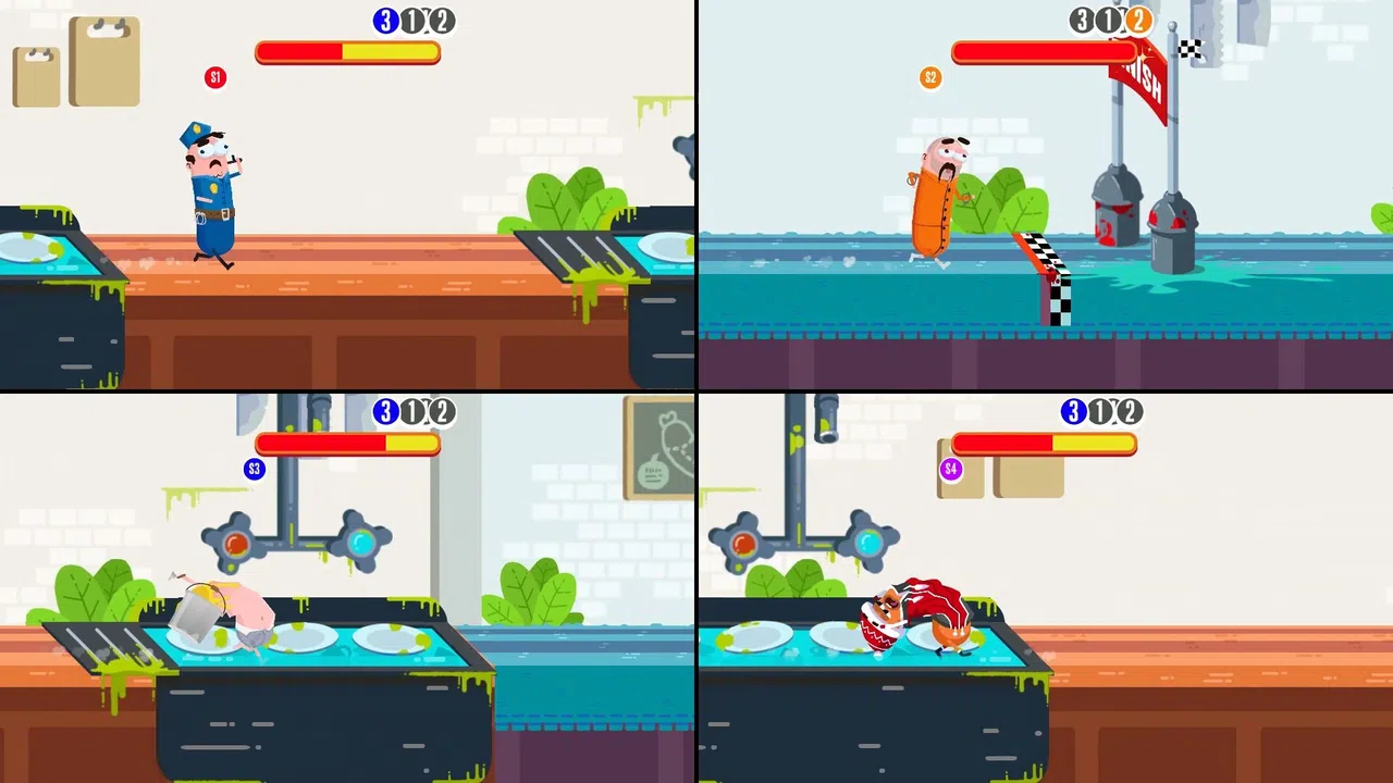 Run Sausage Run: Cop, Crime and Crazy Screenshot 1
