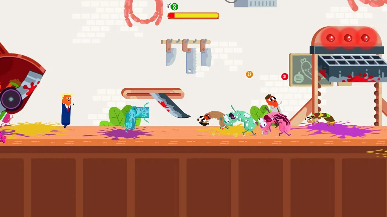Run Sausage Run: Eyes, Brains and Bones Screenshot 2