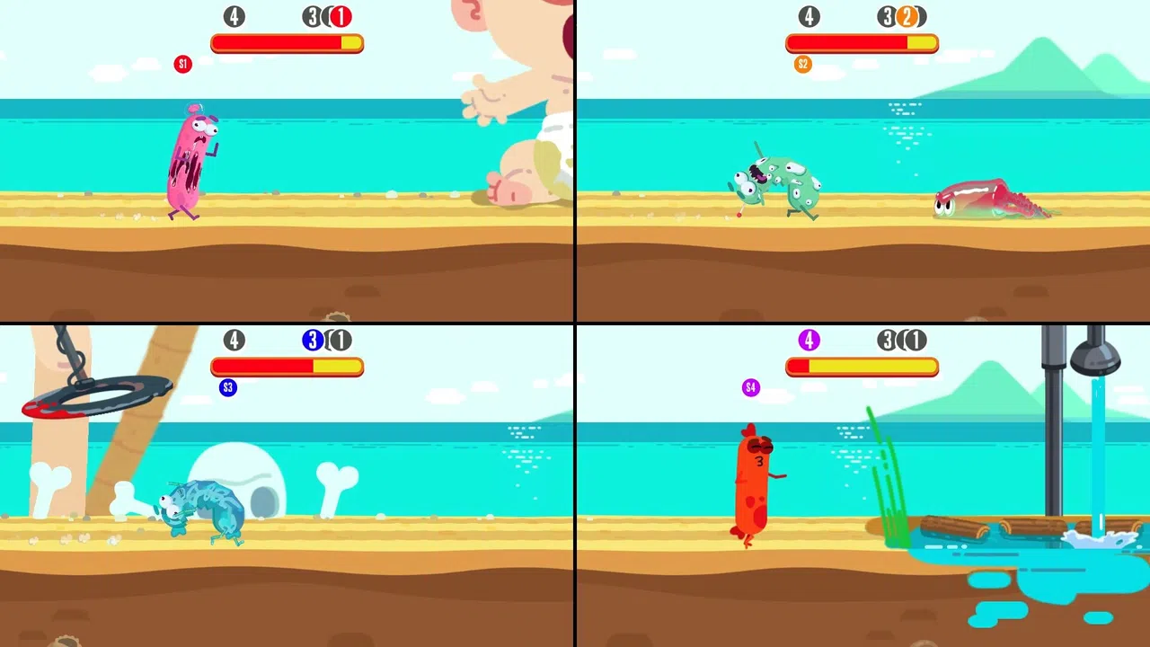 Run Sausage Run: Eyes, Brains and Bones Screenshot 4