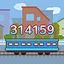 “314159” carriages icon