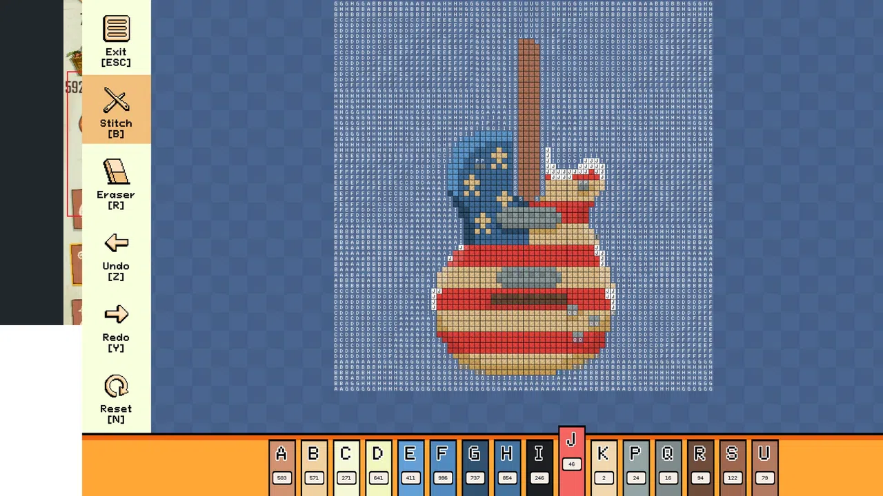 Pixel Cross Stitch - Independence Day Pack Screenshot 3