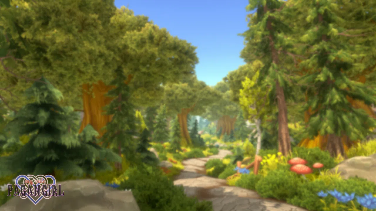 My Cute Pagangirl - Wallpapers pack Screenshot 1