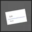 Individual identification number icon