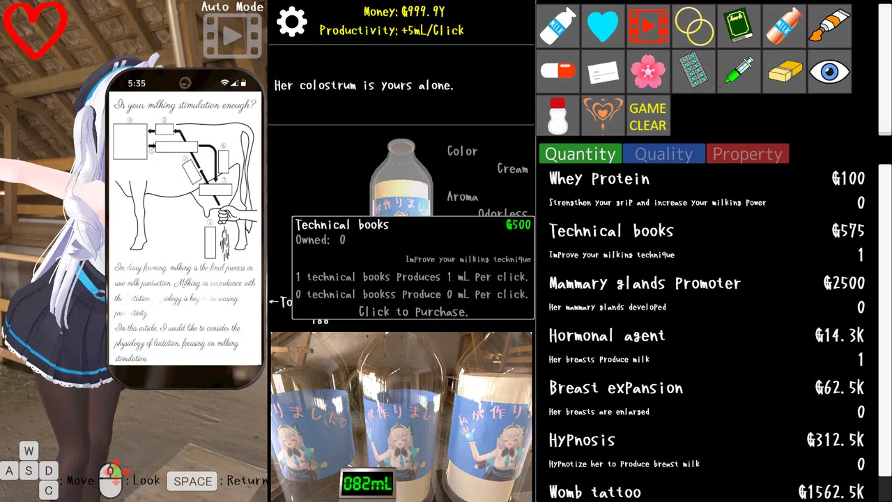 Clicker Dairy Screenshot 2